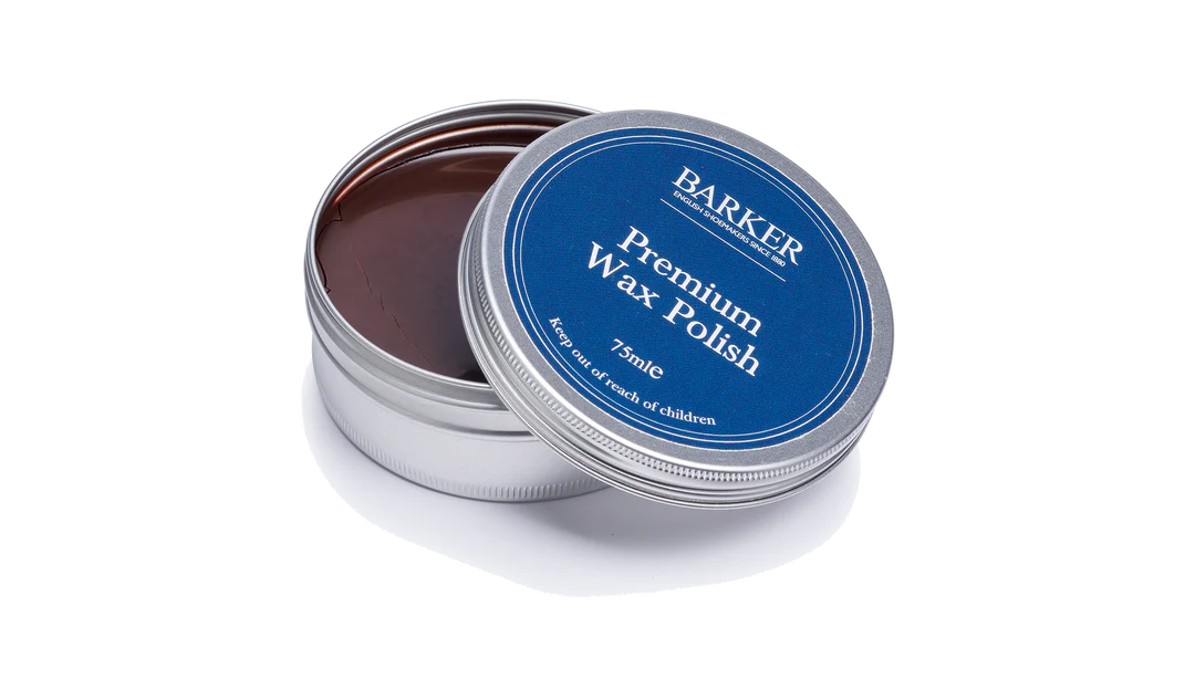 Barker Premium Wax Polish - Dark Brown