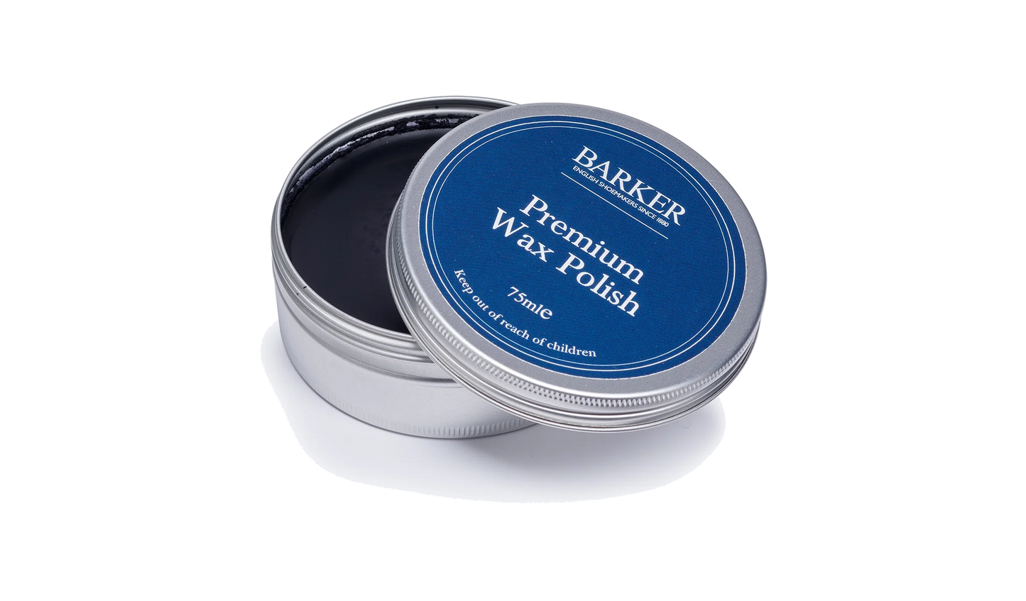 Barker Premium Wax Polish - Black