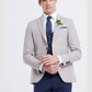 Simon Tailored Fit Suit Jacket - Beige