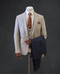 Simon Tailored Fit Jacket - Beige