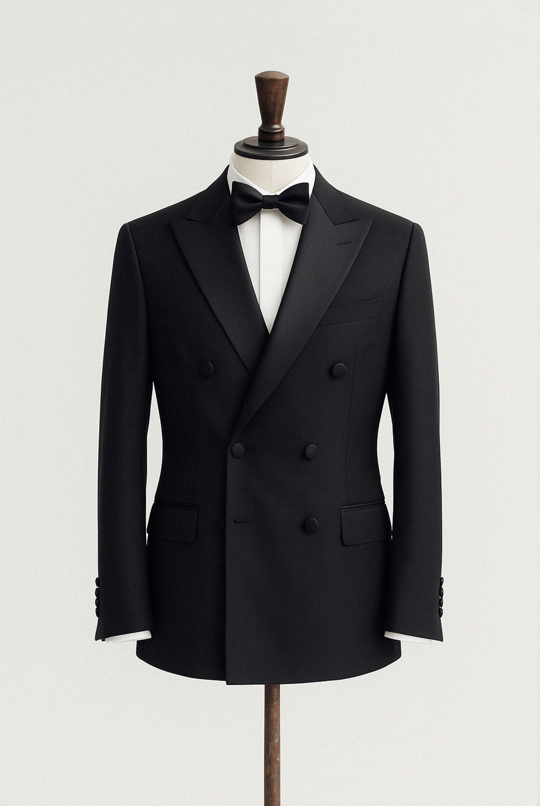 Sinatra Black Double Breasted Dinner Suit - Jacket