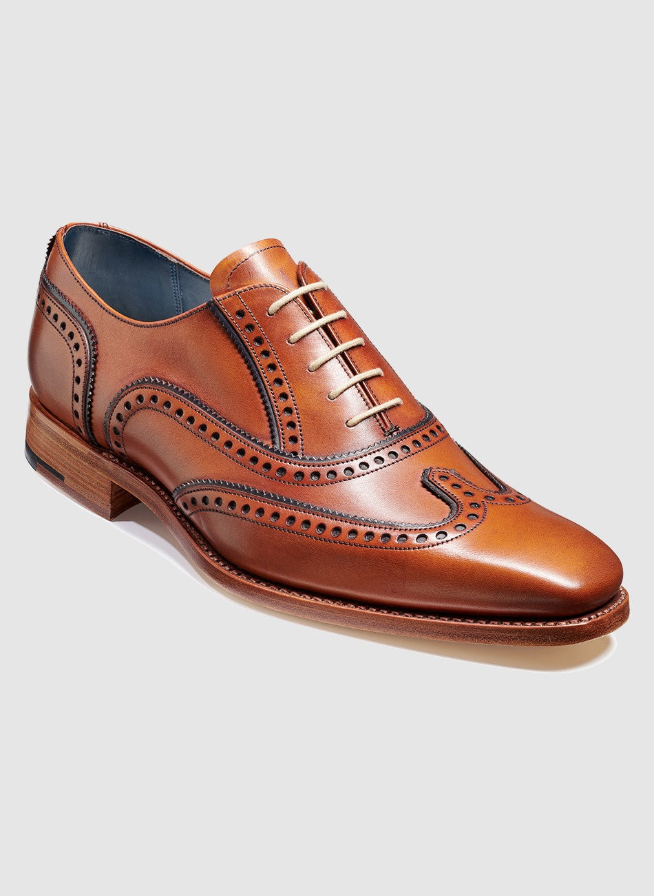 Spencer Leather Brogue - Antique Rosewood