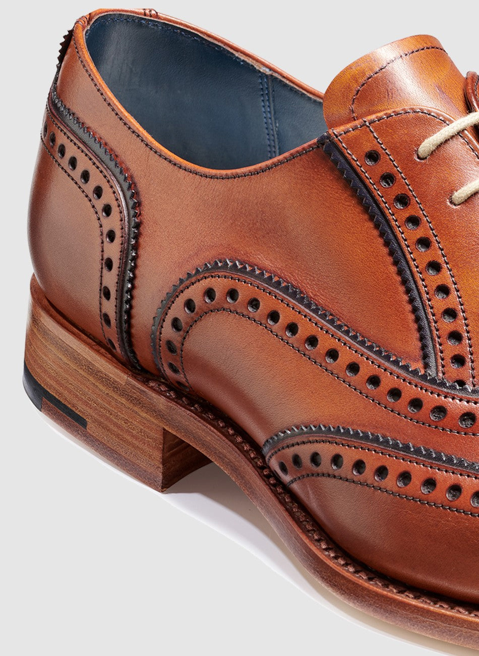 Spencer Leather Brogue - Antique Rosewood