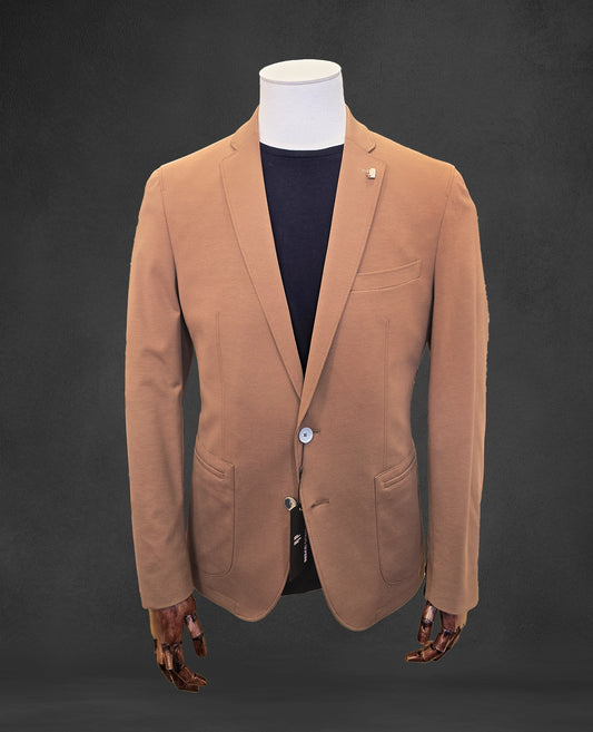 Remus Super-Stretch Slim Fit Jacket - Tabacco
