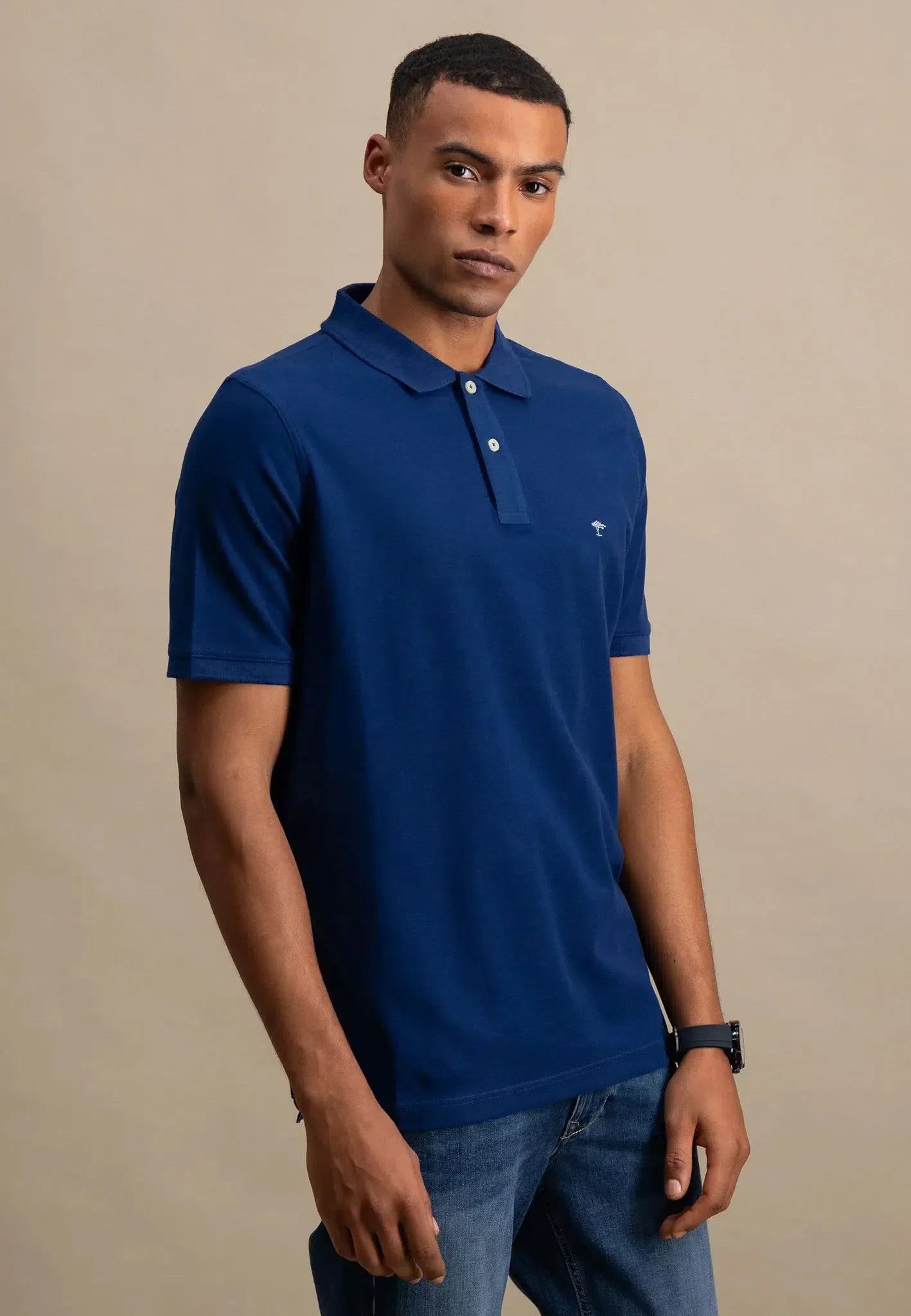 Supima Cotton Polo Shirt Peony Pink