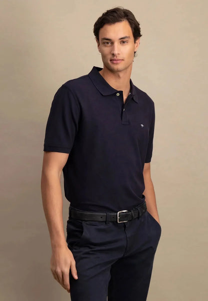 Supima-Cotton Classic Polo - Navy