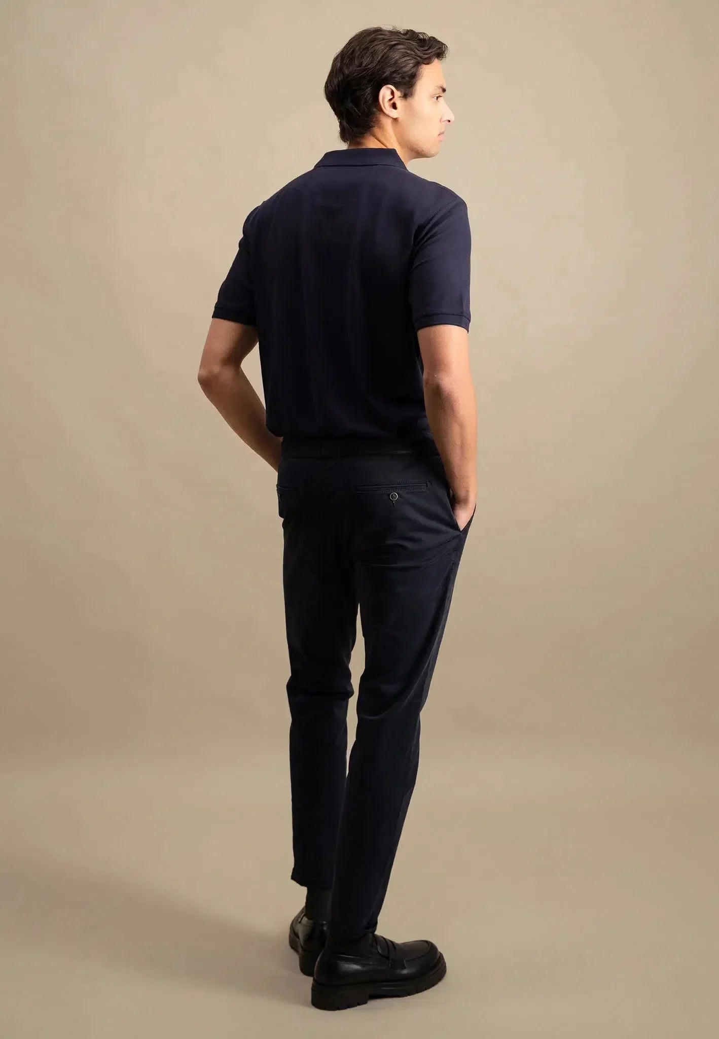 Supima-Cotton Classic Polo - Navy