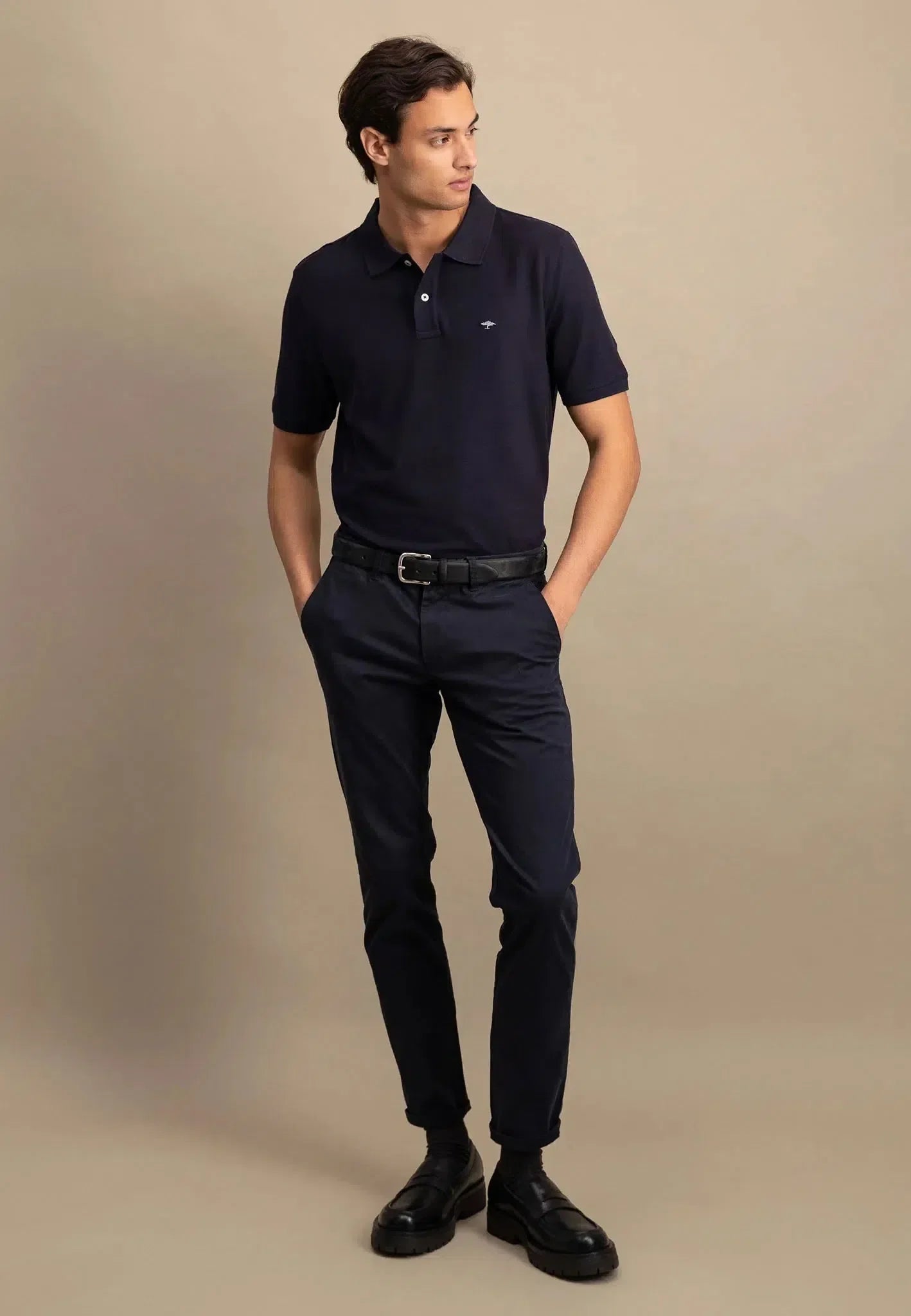 Supima-Cotton Classic Polo - Navy