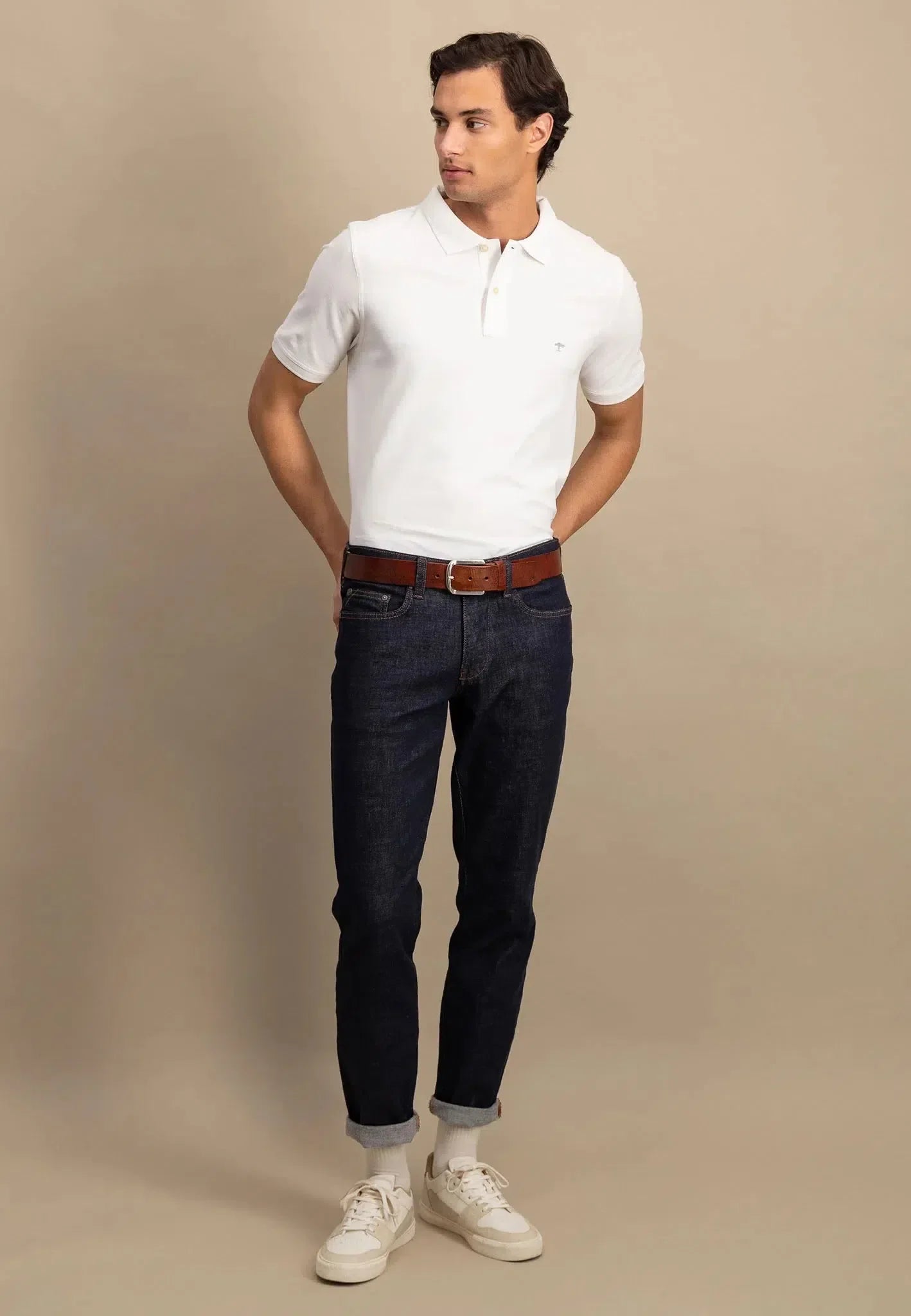 Supima-Cotton Classic Polo - White