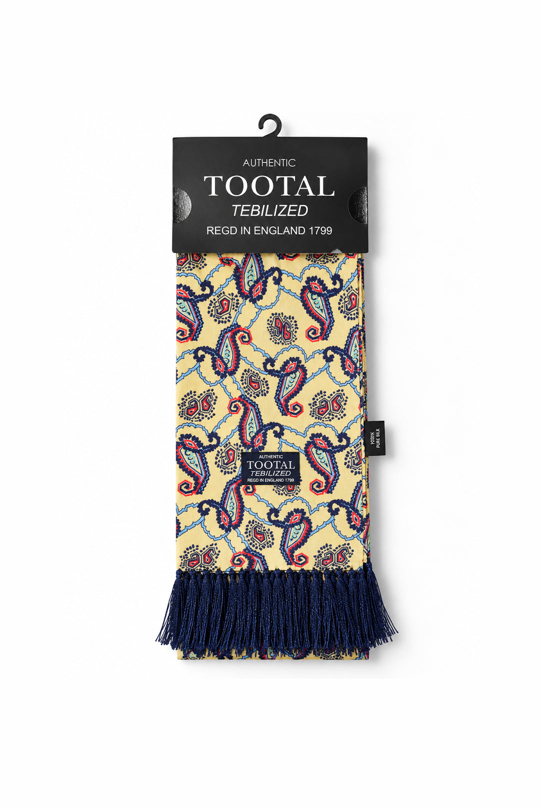 Tootal Paisley Rayon Scarf - Lemon TB9210 / 158