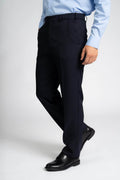 Expand-A-Band Thermal Lined Trouser In Navy - King Size