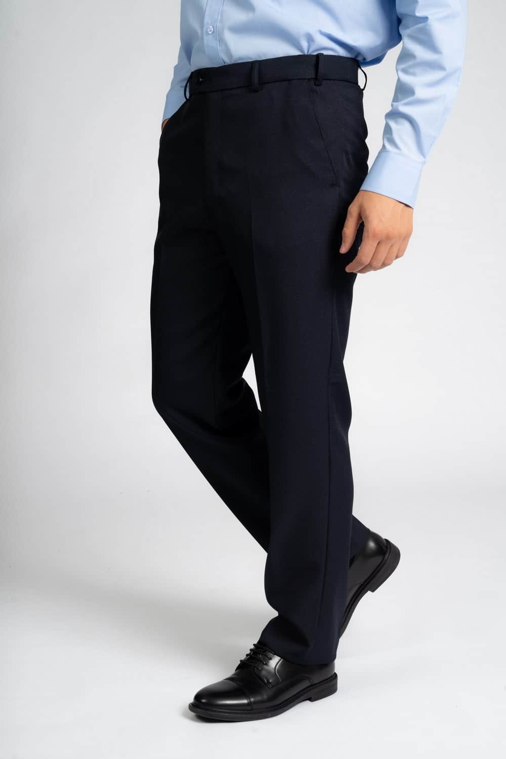 Expand-A-Band Thermal Lined Trouser In Navy - King Size
