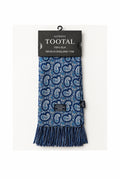 Tootal Paisley Silk Scarf - Navy TV5945 | 058