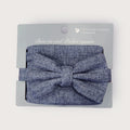 Bow-Tie and Hankie Set - Tweed Blue