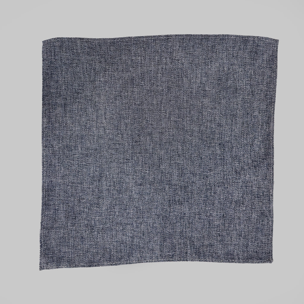 Tweed Tie and Hankie - Navy