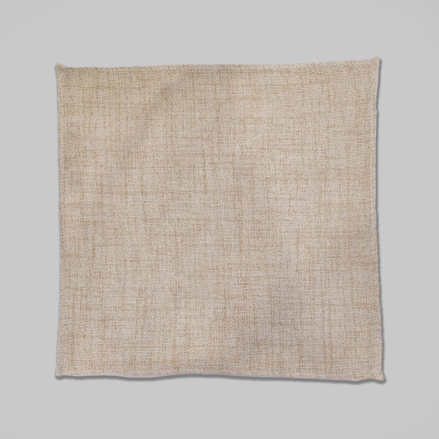 Tweed Tie and Hankie - Stone