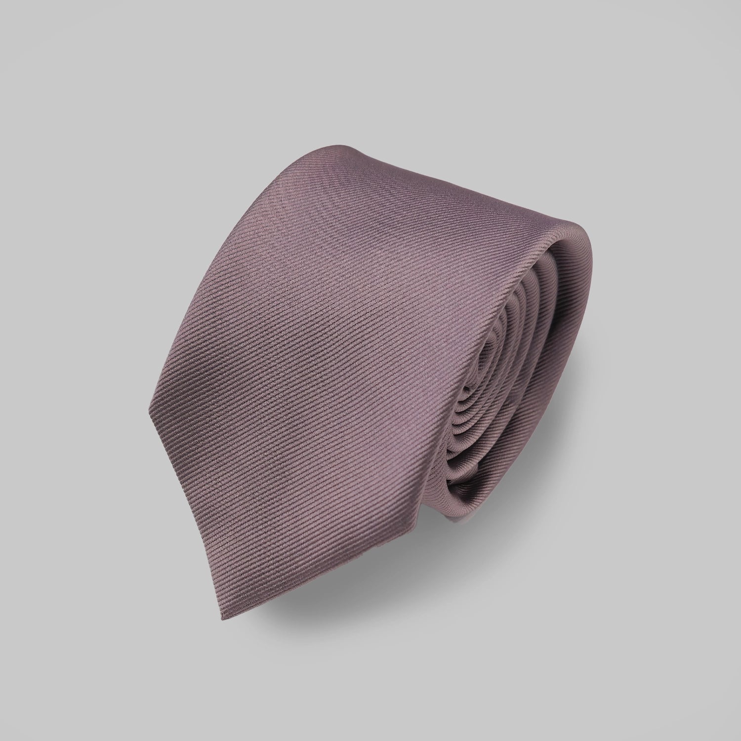 Twill Tie and Hankie Set - Mid Purple