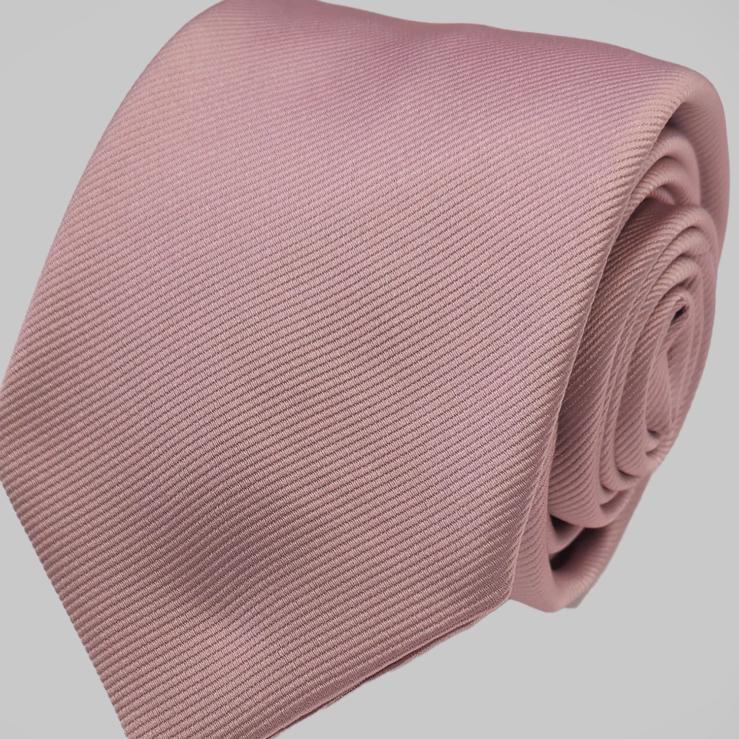 Twill Tie and Hankie Set - Pale Pink