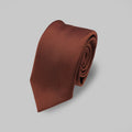 Twill Tie and Hankie Set - Rust
