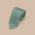 Twill Tie and Hankie Set - Sage