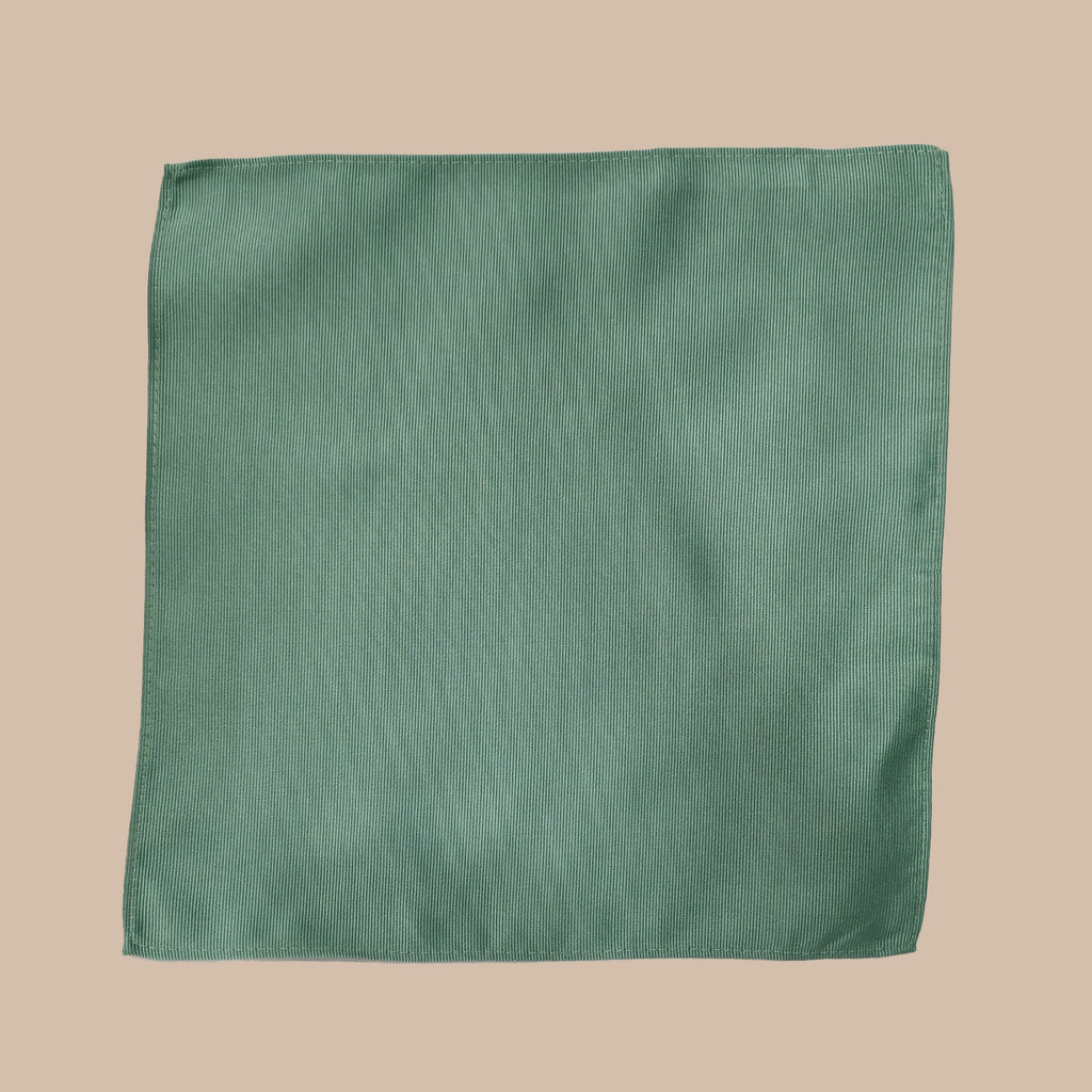 Twill Tie and Hankie Set - Sage