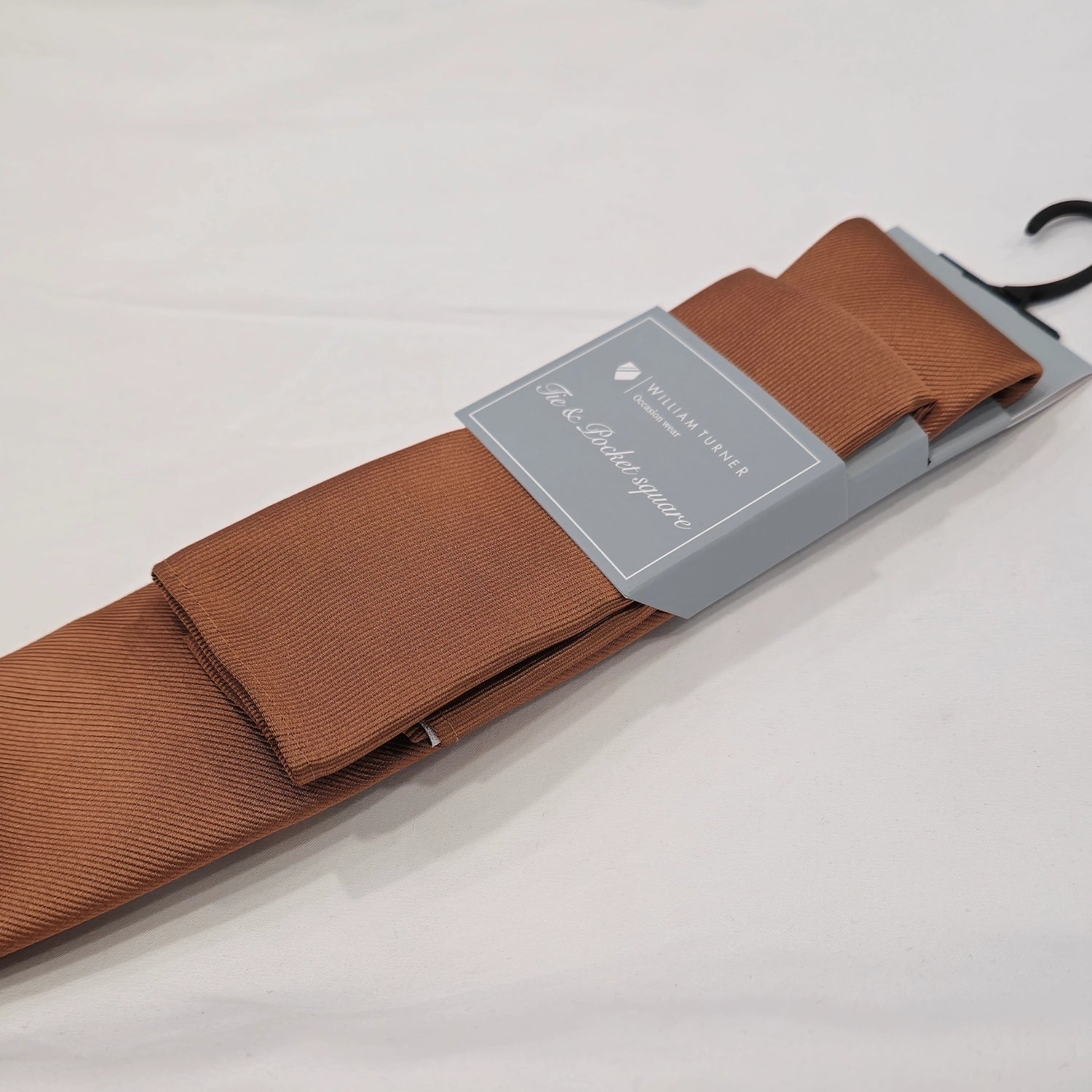 Twill Tie and Hankie Set - Tan