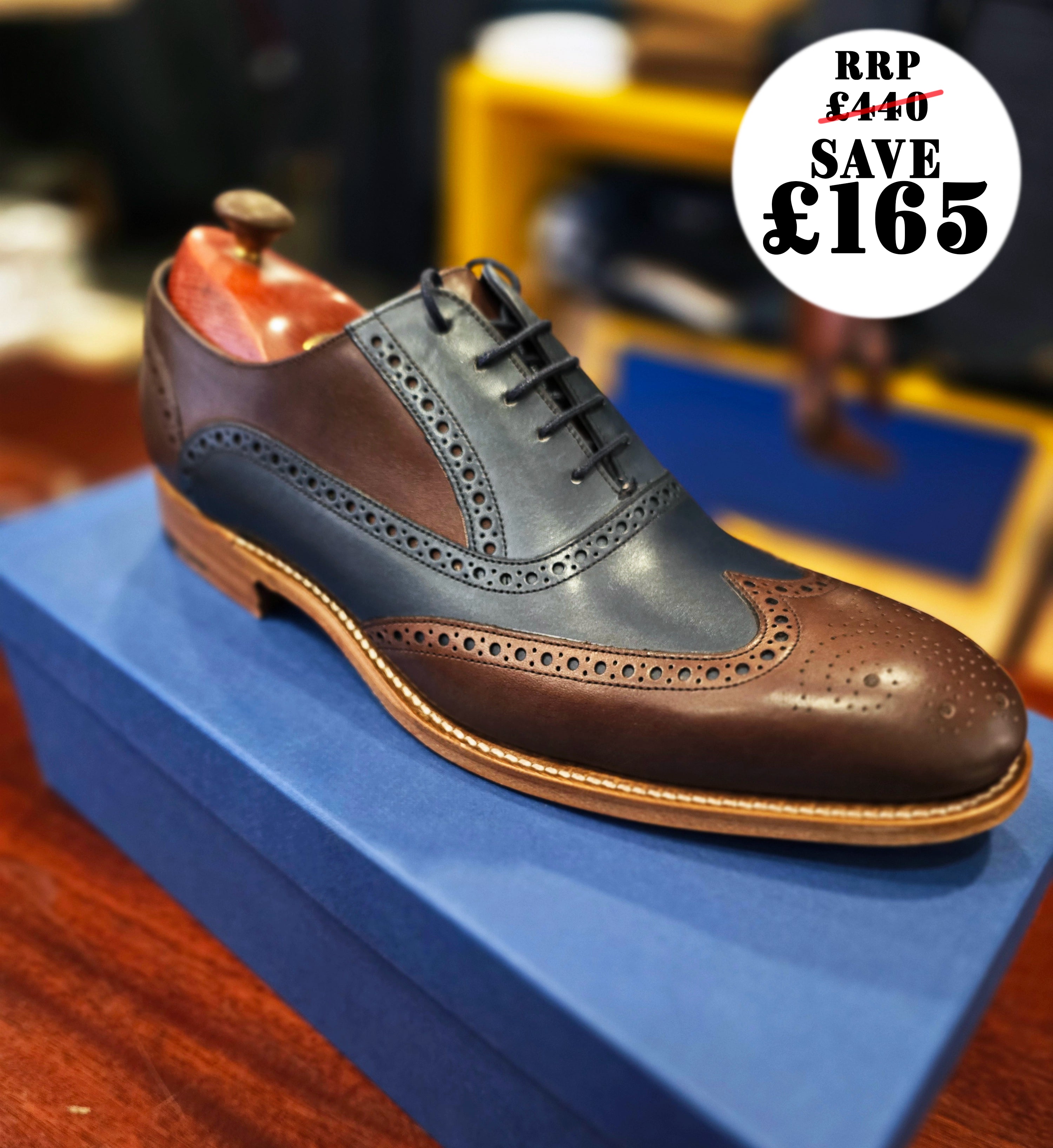 Valiant Hand Painted - Ebony/ Navy