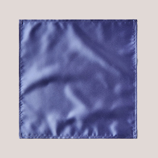 Plain Satin Hankie - Violet