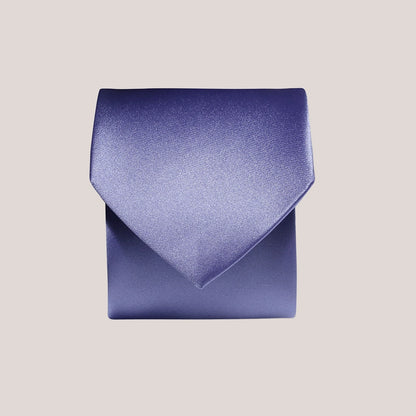 Slim Satin Tie - Violet
