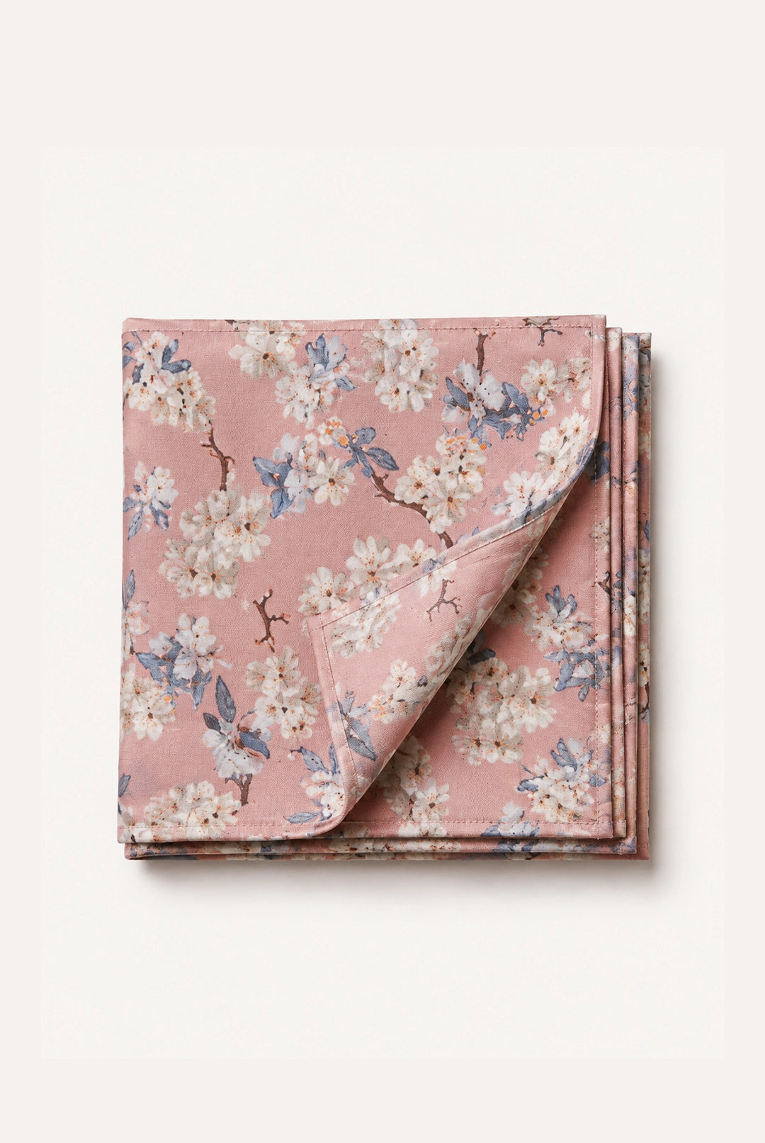 Wedding Blossom Tie and Hankie Set - Pink