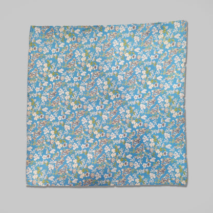 Wild Flower Tie and Hankie Set - Ultra Marine