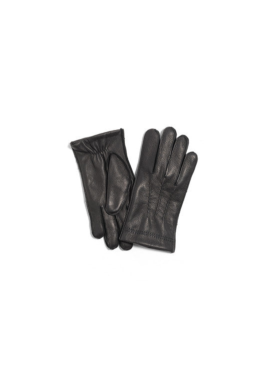 Deerskin Leather Gloves - Winston Black