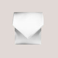 Plain Satin Tie - White
