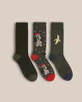 Christmas Novelty Socks 3 Pair Pack - Gorilla Gift