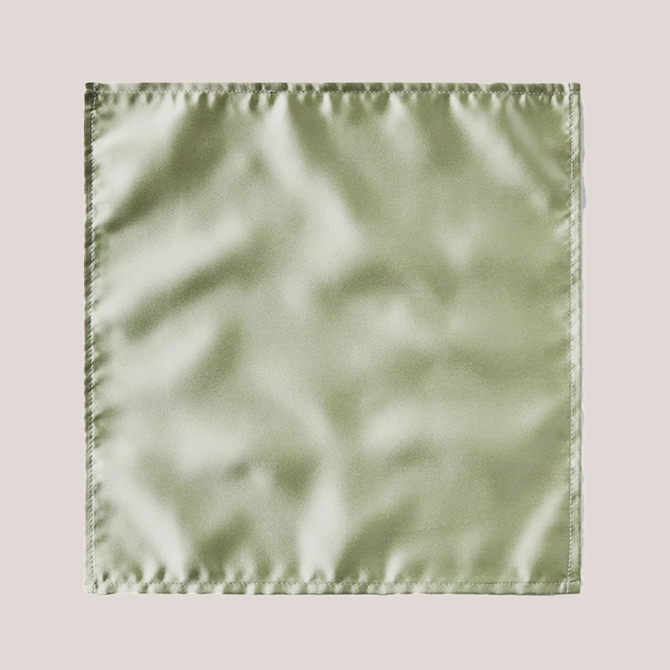Plain Satin Hankie - Willow