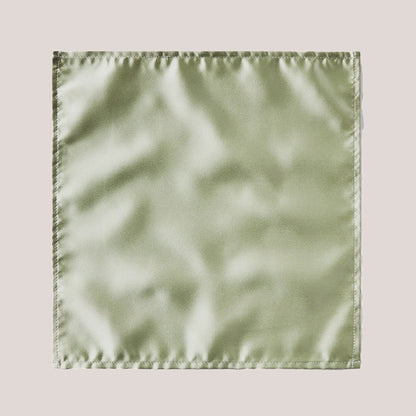Plain Satin Hankie - Willow