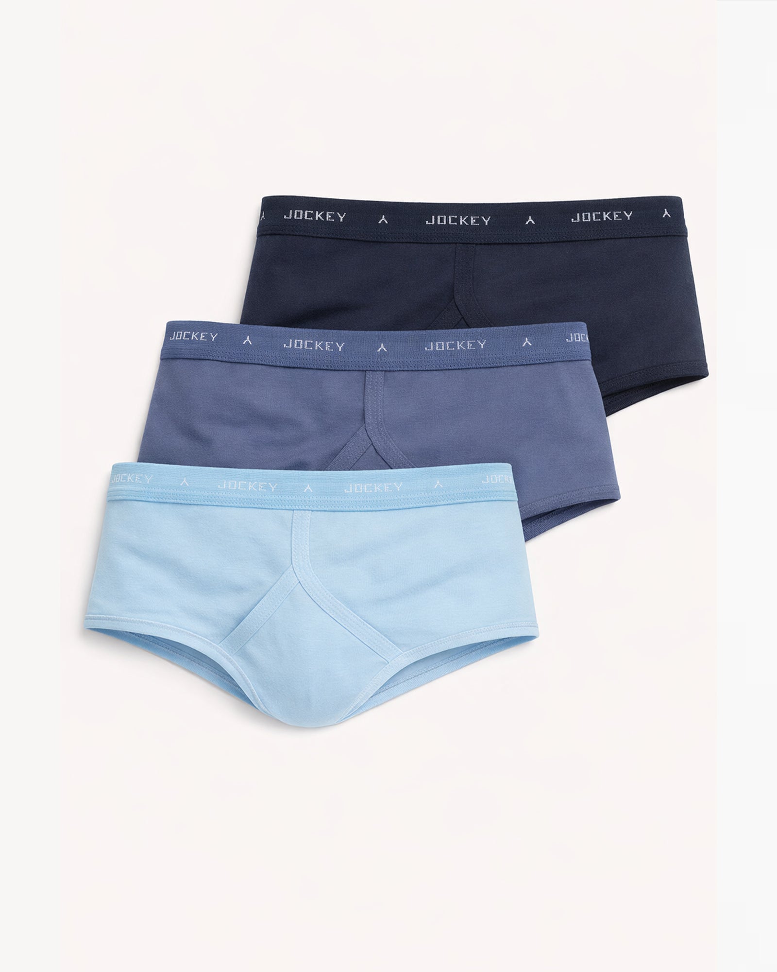 Jockey® UK Classic Cotton Y-Front® Brief 3-Pack - Azure
