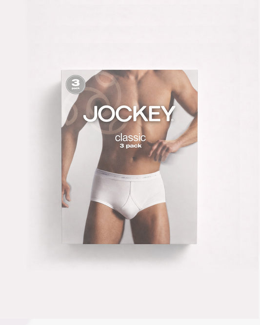 Jockey® UK Classic Cotton Y-Front® Brief 3-Pack - White