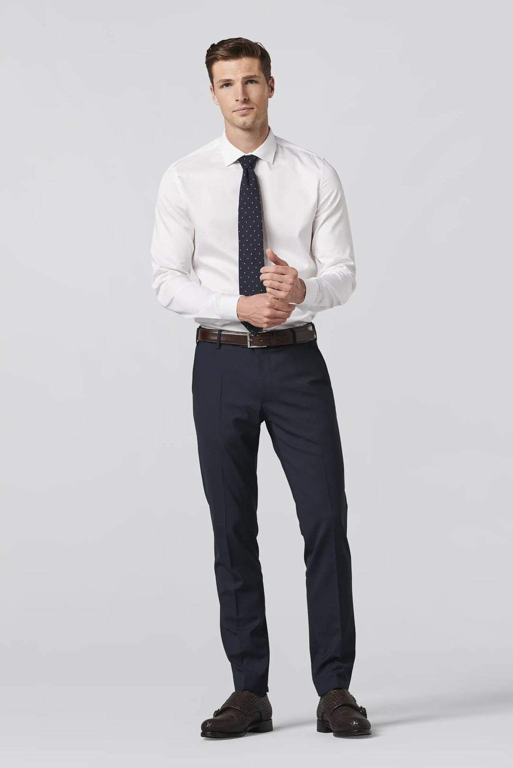 Meyer Roma/ Oslo 9-344 Trousers - Navy