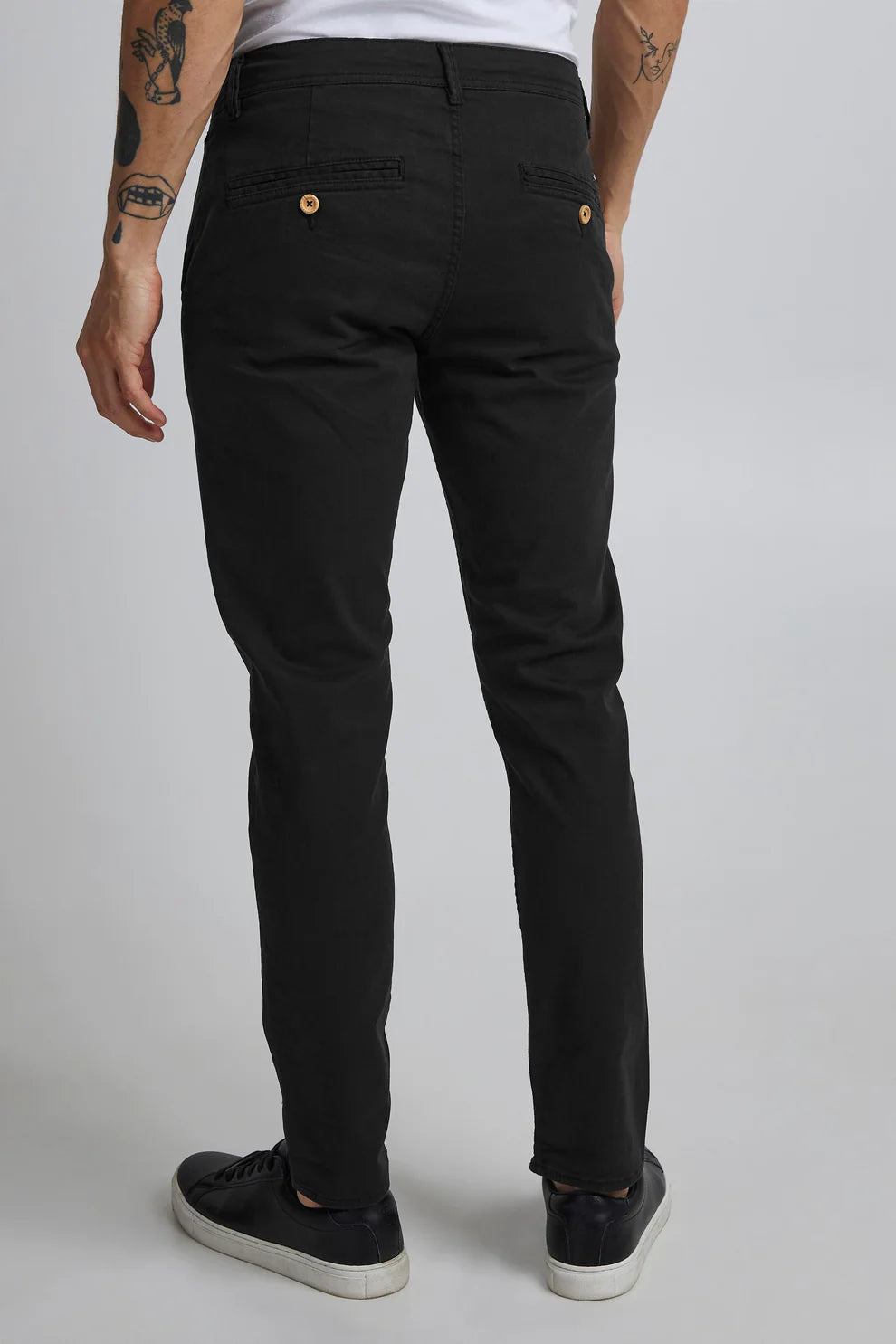 Stretch Slim Chinos - Black