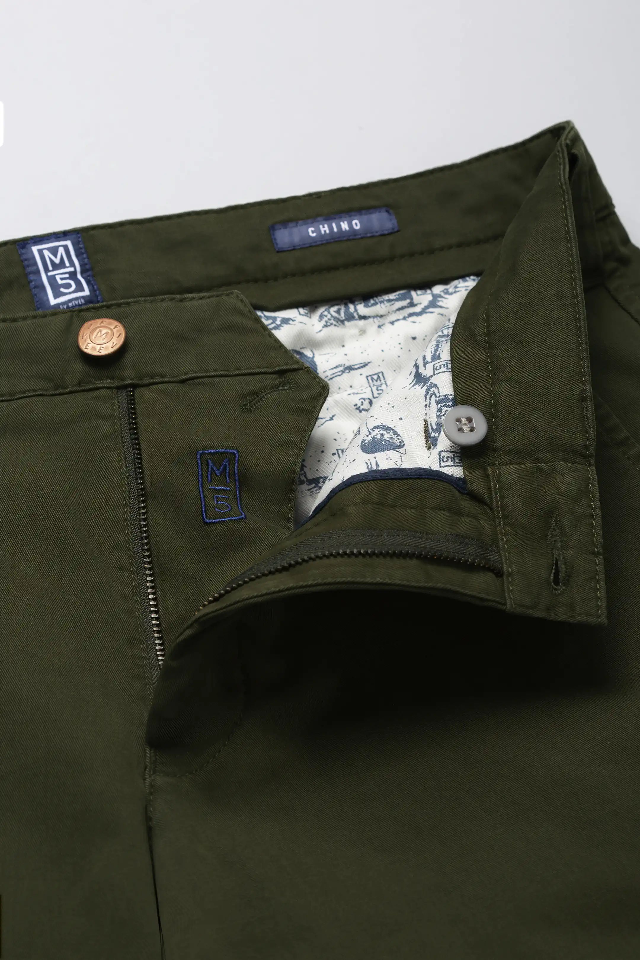 M5 Stretch Cotton Chino - Green