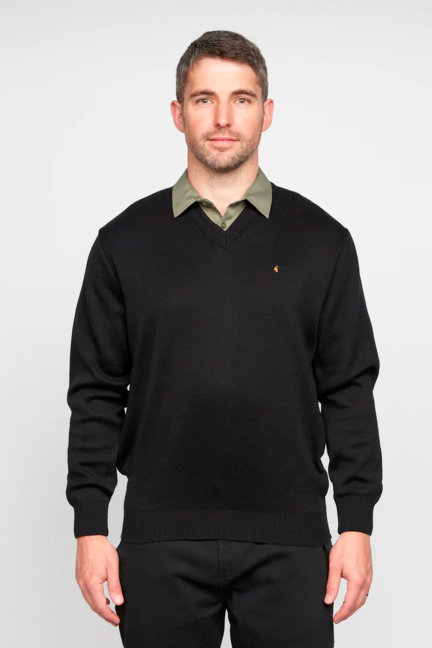 Gabicci V-Neck Jumper - Black