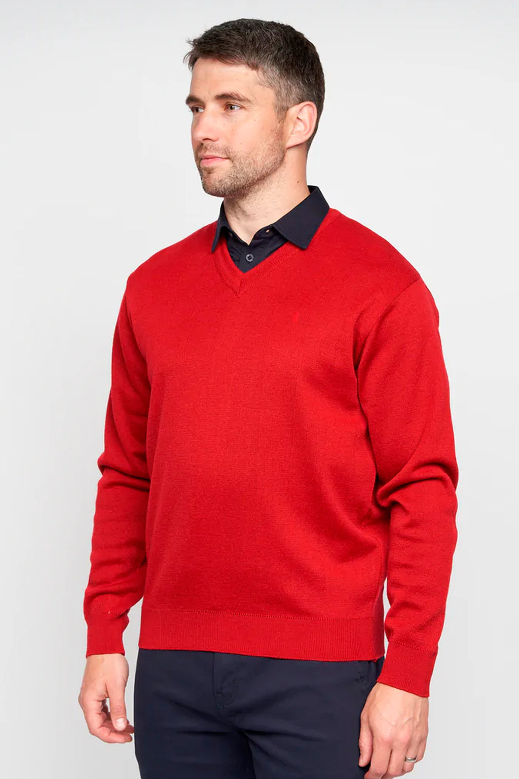 Gabicci V-Neck Jumper - Red