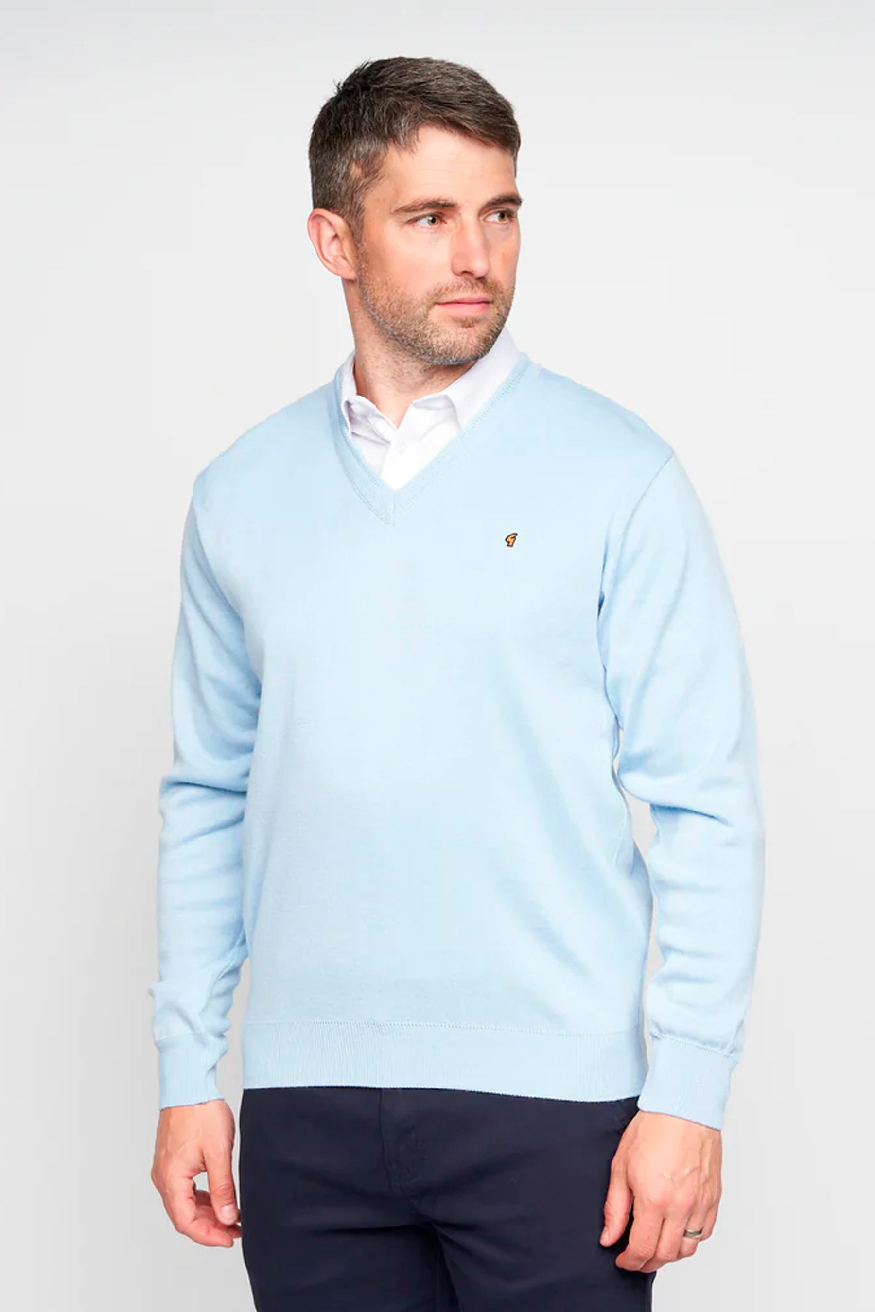 Gabicci V-Neck Jumper - Sky
