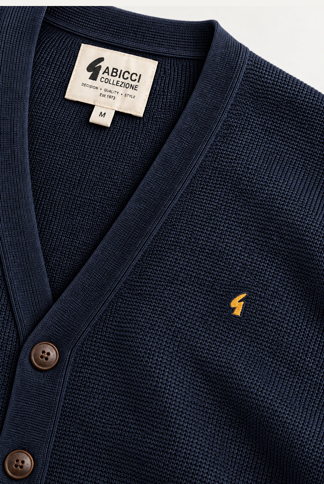 Gabicci Buttoned Cardigan - Navy