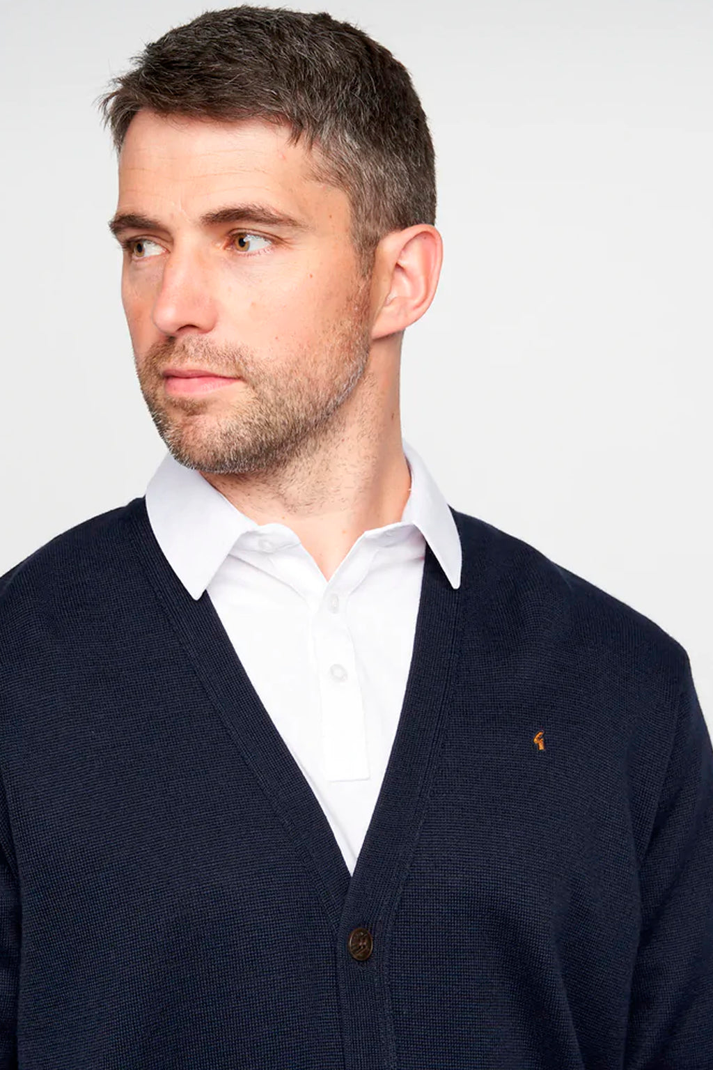 Gabicci Buttoned Cardigan - Navy