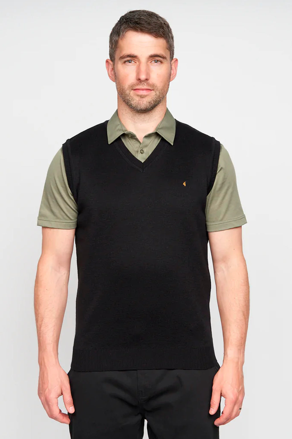 Gabicci Sleeveless Pullover - Black