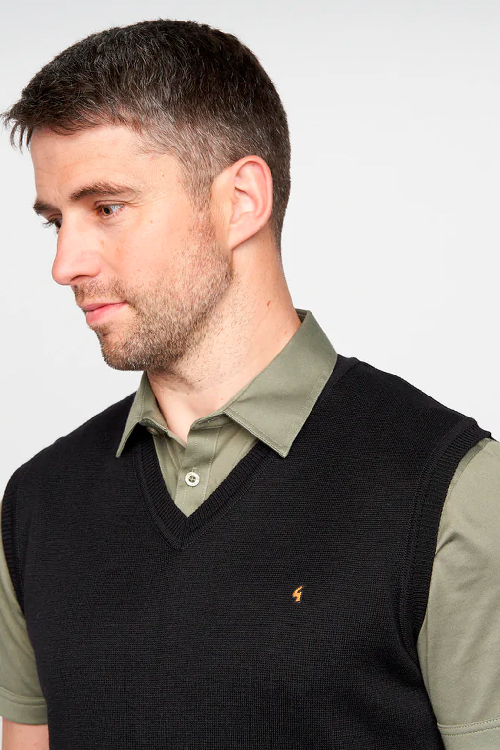 Gabicci Sleeveless Pullover - Black