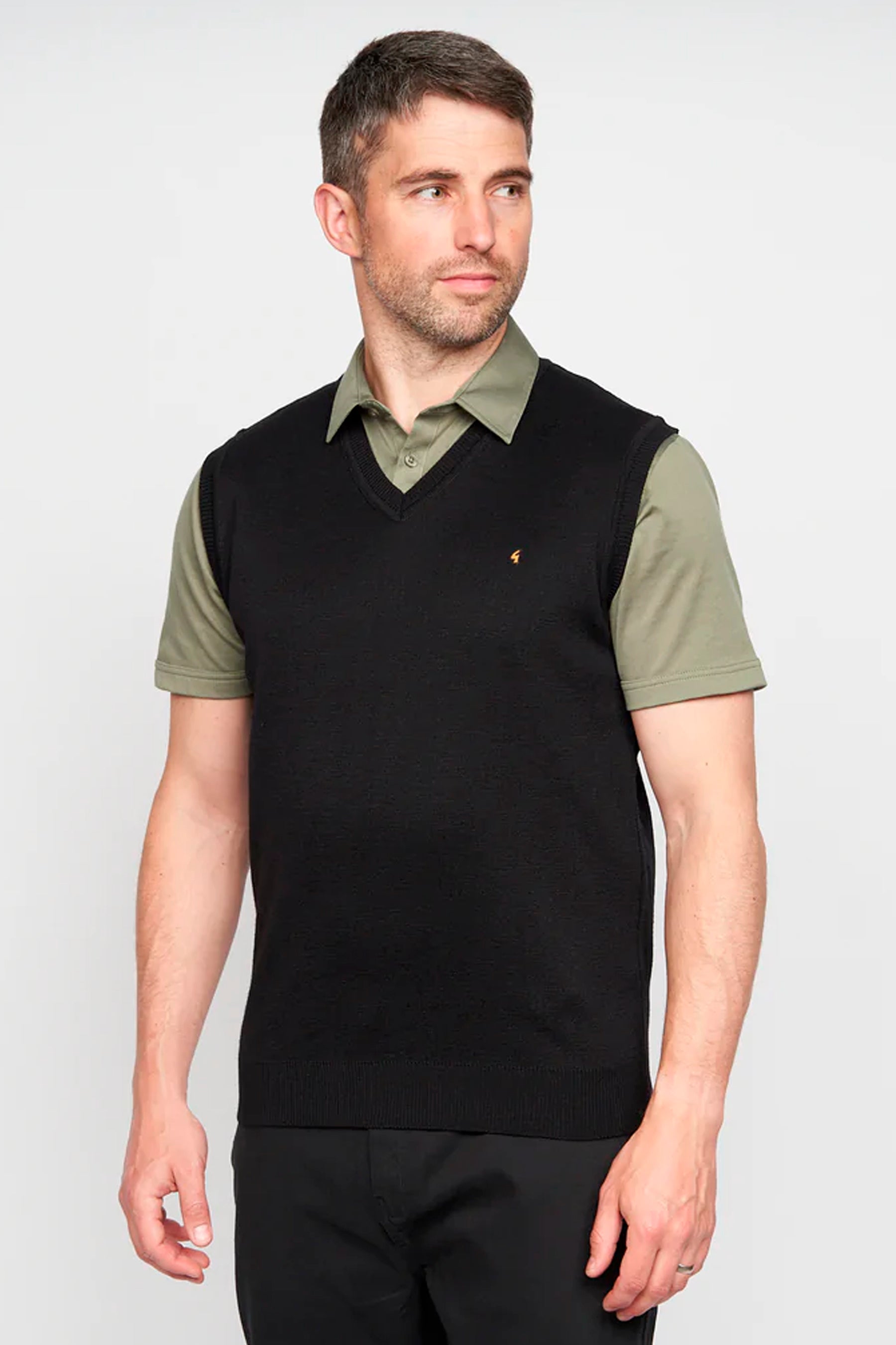 Gabicci Sleeveless Pullover - Black