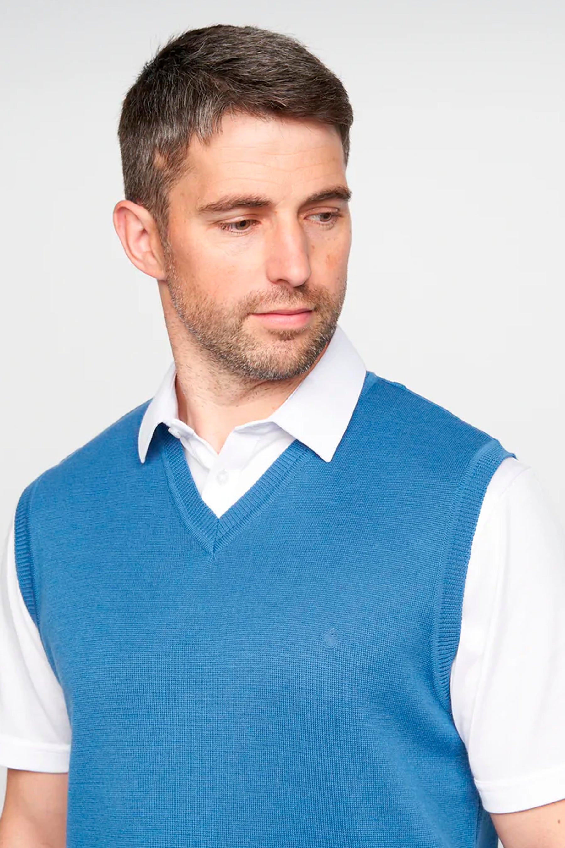 Gabicci Sleeveless Pullover - Denim